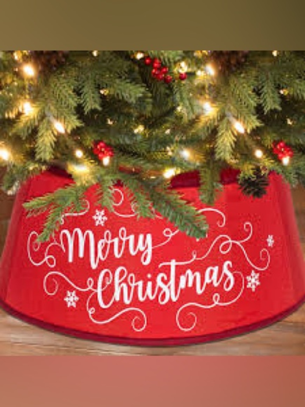 NWT Holiday Living Tree Collar